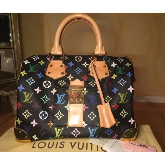LOUIS VUITTON TAKASHI MURAKAMI MULTICOLOR SPEEDY 30 NWT 💖 - Picture 1 of 10